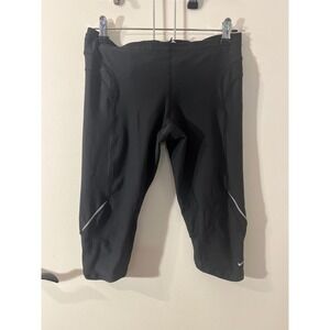 Nike Women's Fit Dry Capris -‎ Size L - Black
